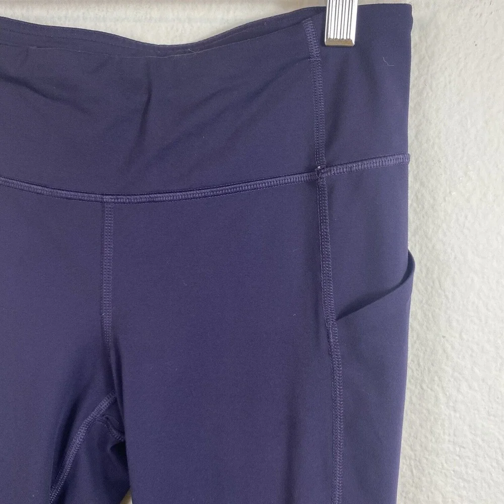 Lululemon Size 4 Pace Rival High Rise Crop Leggings 22